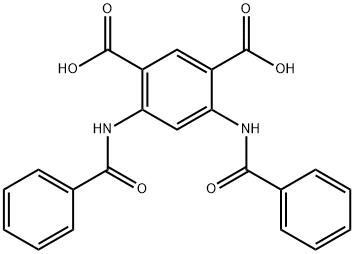 4,6-BIS(BENZOYLAMINO)-1,3-BENZENEDICARBOXYLIC ACID Struktur