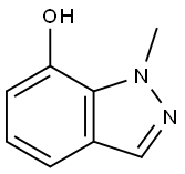 1H-Indazol-7-ol, 1-methyl- (9CI) Struktur