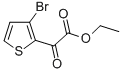 ETHYL 3-BROMOTHIOPHENE-2-GLYOXYLATE Struktur