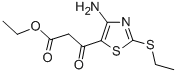 ETHYL 3-(4-AMINO-2-ETHYLTHIOTHIAZOL-5-YL)-3-OXOPROPANOATE Struktur