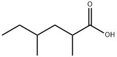 2,4-DIMETHYLHEXANOIC ACID Struktur