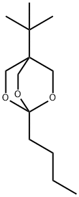 1-butyl-4-tert-butyl-2,6,7-trioxabicyclo[2.2.2]octane Struktur