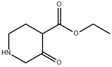 ETHYL 3-OXO-4-PIPERIDINECARBOXYLATE Structure