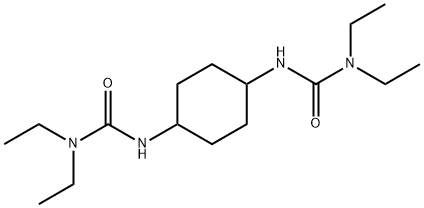 N,N''-(1,4-Cyclohexanediyl)bis[N',N'-diethylurea] Struktur