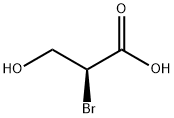 (S)-(-)-2-Bromo-3-hydroxypropanoicacid Struktur