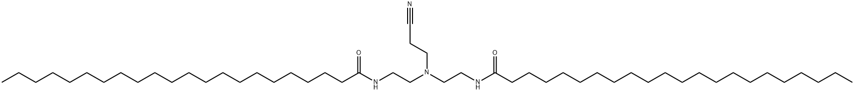 N,N'-[[(2-cyanoethyl)imino]diethylene]bisdocosanamide Struktur