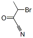 Butanenitrile,  3-bromo-2-oxo- Struktur