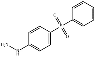 [4-(phenylsulphonyl)phenyl]hydrazine Struktur