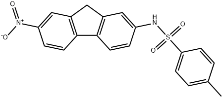 4-methyl-N-(7-nitro-9H-fluoren-2-yl)benzenesulfonamide Struktur