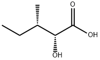 (2R,3S)-2-Hydroxy-3-methylpentanoic acid Struktur