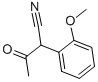 2-(2-methoxyphenyl)-3-oxobutyronitrile Struktur