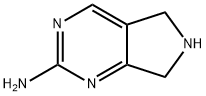 5H-Pyrrolo[3,4-d]pyrimidin-2-amine, 6,7-dihydro- (9CI) Struktur