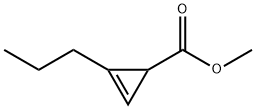 2-Cyclopropene-1-carboxylicacid,2-propyl-,methylester(9CI) Struktur