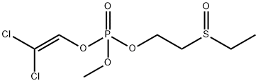 1,1-dichloro-2-(2-ethylsulfinylethoxy-methoxy-phosphoryl)oxy-ethene Struktur