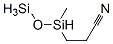 2-cyanoethylmethylsiloxane Struktur