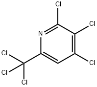 2,3,4-Trichloro-6-(trichloromethyl)pyridine Struktur