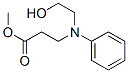 N-hydroxyethyl-N-methoxycarbonylethylaniline Struktur