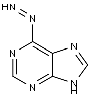 1H-Purine, 6-diazenyl- (9CI) Struktur