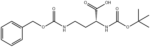 (R)-4-CBZ-AMINO-2-BOC-AMINO-BUTYRIC ACID Struktur