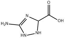 1H-1,2,4-Triazole-3-carboxylicacid,5-amino-2,3-dihydro- Struktur