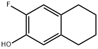 2-Naphthalenol,  3-fluoro-5,6,7,8-tetrahydro- Struktur