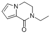 Pyrrolo[1,2-a]pyrazin-1(2H)-one, 2-ethyl-3,4-dihydro- (9CI) Struktur