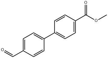 4'-FORMYLBIPHENYL-4-CARBOXYLIC ACID METHYL ESTER Struktur