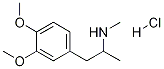 3,4-Dimethoxymethamphetamine (hydrochloride) Struktur