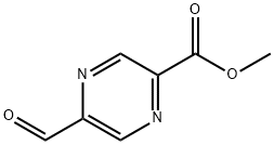 Pyrazinecarboxylic acid, 5-formyl-, methyl ester (9CI)