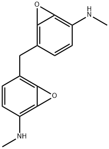 5,5'-Methylenebis[N-methyl-7-oxabicyclo[4.1.0]hepta-1,3,5-trien-2-amine] Struktur