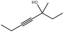 3-METHYL-4-HEPTYN-3-OL Struktur