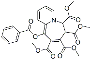 10-Benzoyloxy-6,7-dihydropyrido[1,2-a]azepine-6,7,8,9-tetracarboxylic acid tetramethyl ester Struktur