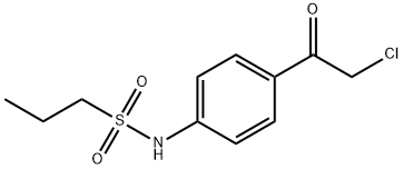 N-[4-(Chloroacetyl)phenyl]-1-propanesulfonamide Struktur