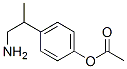 Phenol, 4-(2-amino-1-methylethyl)-, acetate (ester) (9CI) Struktur