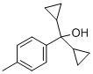 ALPHA,ALPHA-DICYCLOPROPYL-4-METHYLBENZENEMETHANOL Struktur