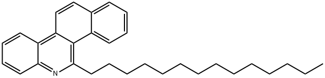 5-Tetradecylbenzo[i]phenanthridine Struktur