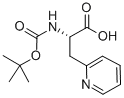 Boc-3-(2-pyridyl)-L-alanine Struktur