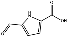 5-Formyl-1H-pyrrole-2-carboxylic acid Struktur