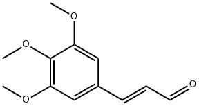 3,4,5-TRIMETHOXYCINNAMALDEHYDE Struktur