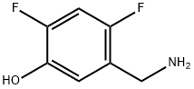 Phenol, 5-(aminomethyl)-2,4-difluoro- (9CI) Struktur