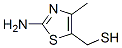 5-Thiazolemethanethiol,  2-amino-4-methyl- Struktur