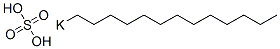 Sulfuric acid tridecyl=potassium salt Struktur