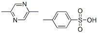 Pyrazine, 2,5-dimethyl-, p-toluenesulfonate Struktur