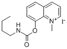 Quinolinium, 8-hydroxy-1-methyl-, iodide, butylcarbamate Struktur