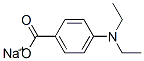 4-(Diethylamino)benzoic acid sodium salt Struktur