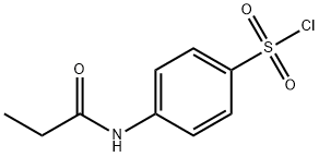 4-(propionylamino)benzenesulfonyl chloride(SALTDATA: FREE) Struktur