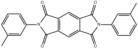 2,6-Bis(3-methylphenyl)pyrrolo[3,4-f]isoindole-1,3,5,7(2H,6H)-tetrone Struktur