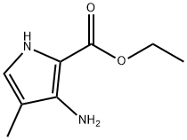 1H-Pyrrole-2-carboxylicacid,3-amino-4-methyl-,ethylester(9CI) Struktur