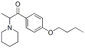 4'-butoxy-2-piperidinopropiophenone Struktur