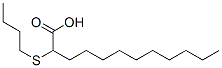 2-(butylthio)dodecanoic acid Struktur